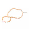 Estrée oval freshwater pearl necklace