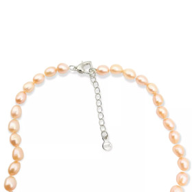 Estrée oval freshwater pearl necklace