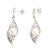 Boucles d'oreilles argent perles de culture eau douce