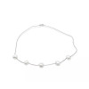 White freshwater cultured pearls necklace Oledie