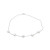 White freshwater cultured pearls necklace Oledie