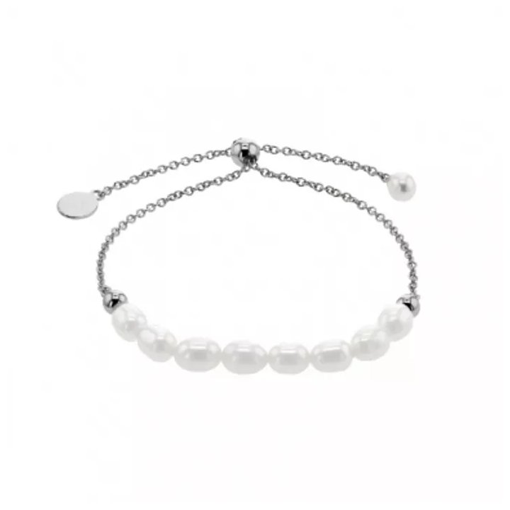 Armband Lara aus Silber mit Süßwasserperlen