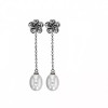 Sterling Silver  earrings with freshwater cultured pearls