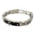 Bracelet acier perle de tahiti ronde