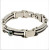 Bracelet homme acier perle de Tahiti Horo