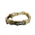 Bracelet homme acier perle de Tahiti Horo
