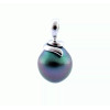 Torsade Tahitian pearl gold pendant