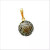 Pendentif or 18K perle de Tahiti gravée
