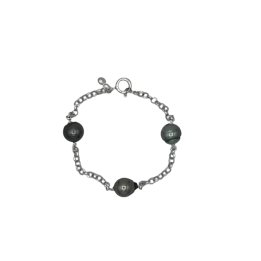 Armband Emma aus Silber mit Circlé-Tahiti-Perlen
