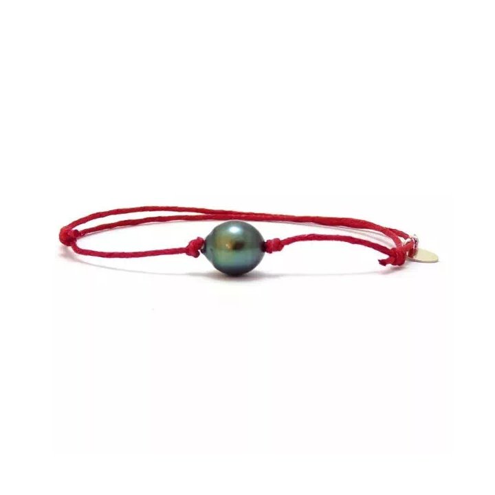 Armbänder aus Baumwolle mit Circlé-Tahiti-Perle
