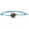 Cotton & Tahitian pearl bracelet - Bijou Poemana