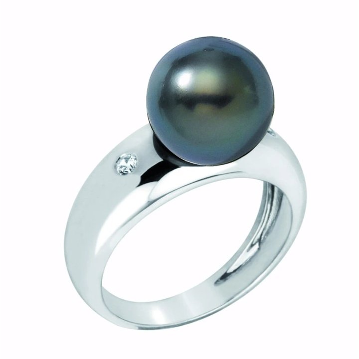 Ring Margot aus Silber mit Tahiti-Perle